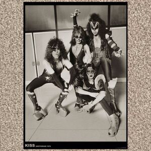 KISS Amsterdam 1976 Poster 24 X 36 LARGE New